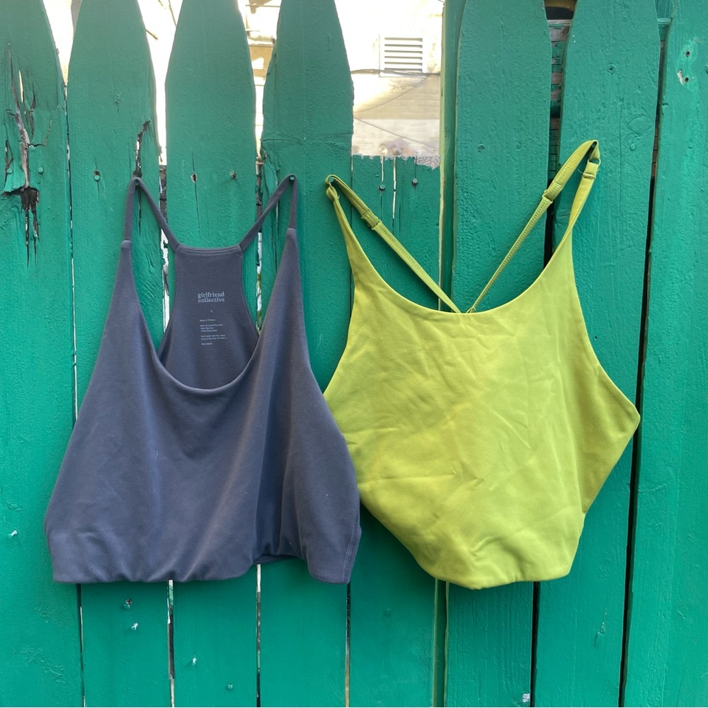 Girlfriend Collective Cleo and Topanga Bras (Set of 2)